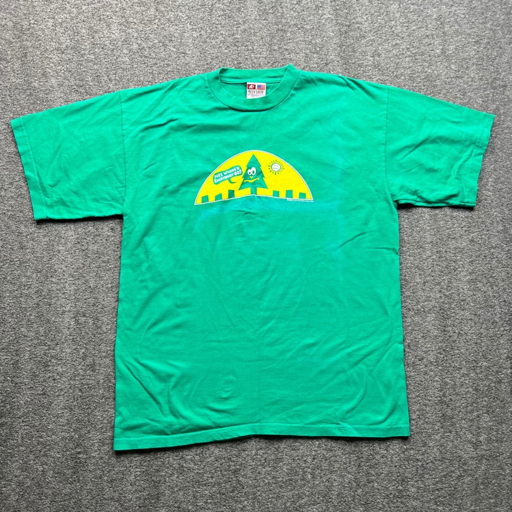 Bayside Graphic T-Shirt Mens XL‎ Green 2008 Northern Sun Environmental Tree USA